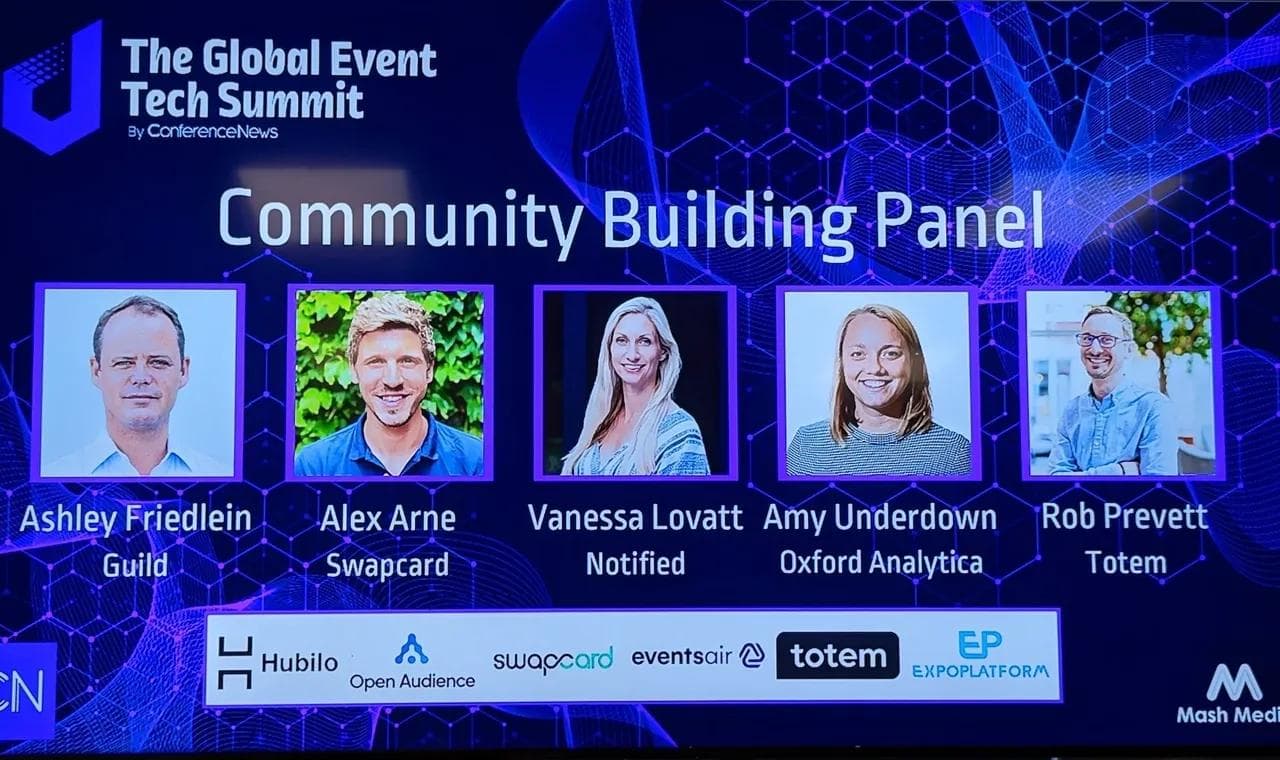 Global Event Tech Summit - Community Building